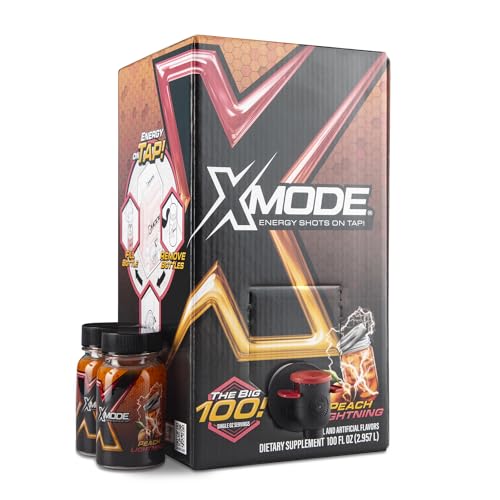XMODE Energy Shots on Tap with Dispenser & 2 Bottles