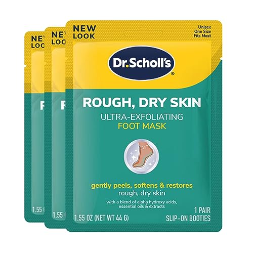 Dr. Scholl's Rough, Dry Skin Ultra Exfoliating Foot Mask 3 Pack