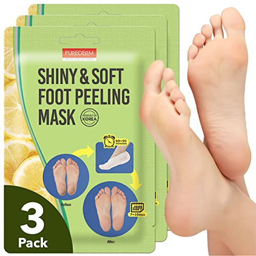 Purederm Shiny & Soft Foot Peeling Mask (3 pack)
