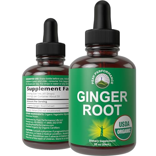 Peak Performance USDA Organic Ginger Root Extract