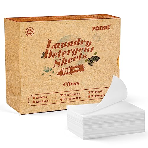 Poesie Laundry Detergent Sheets Citrus Scent