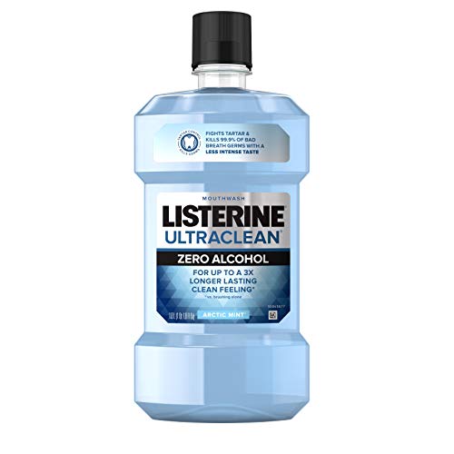 Listerine Ultraclean Zero Alcohol Tartar Control Mouthwash