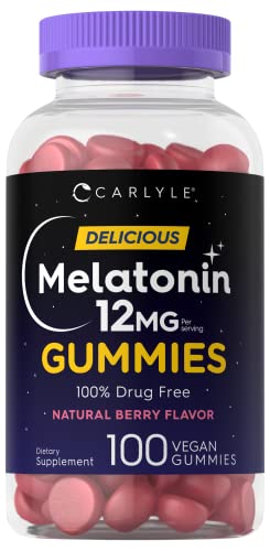 Carlyle Melatonin Gummies 12mg
