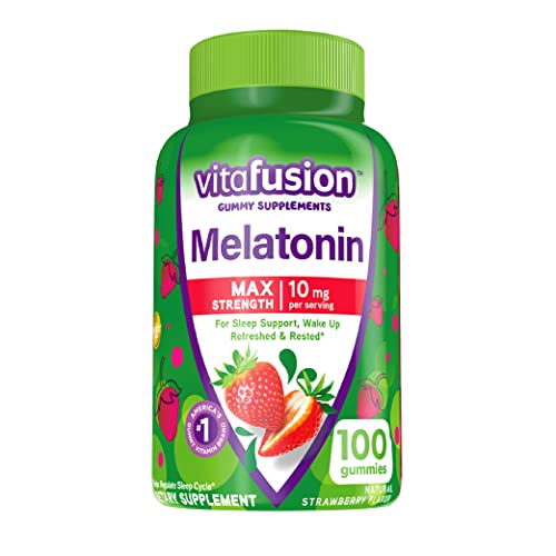 Vitafusion Max Strength Melatonin Gummy Supplements