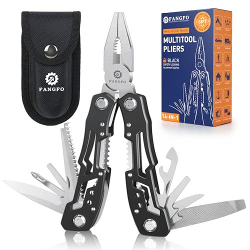 fangfo 14-In-1 Multitool with Safety Locking