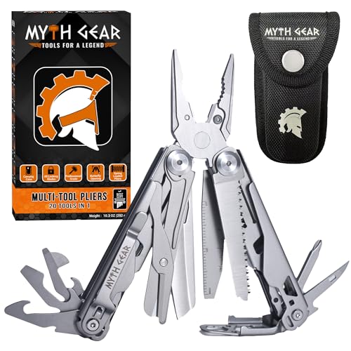 MYTH GEAR Multi Tool Knife & Plier Set 20 in 1 -
