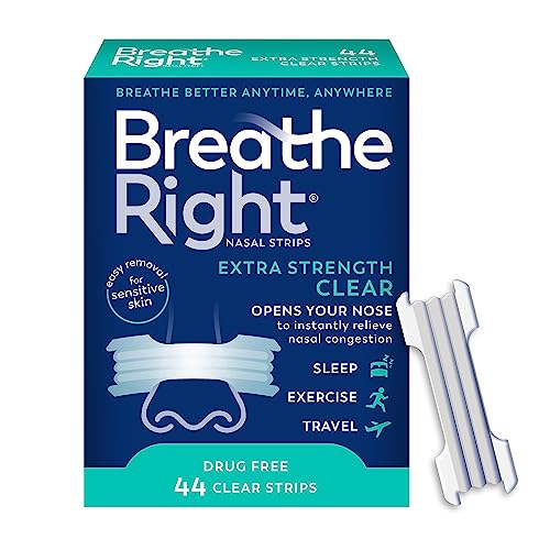 Breathe Right Nasal Strips Extra Strength Clear