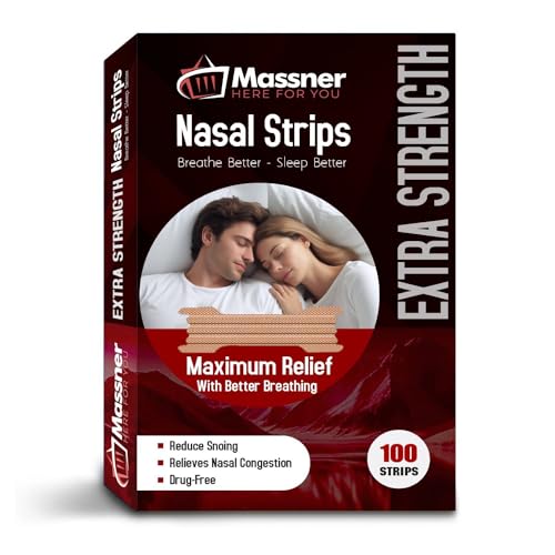 MASSNER Extra Strength Nasal Strips