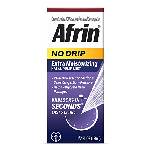 Afrin No Drip Extra Moisturizing 12 Hour