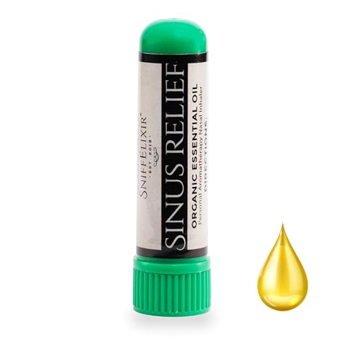SniffElixir Sinus Relief Essential Oil Nasal Inhaler Stick