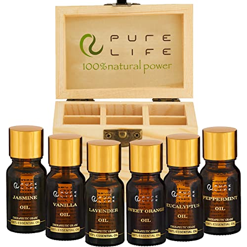 Pure Life Top Essential Oil Set for Diffuser Aromatherapy