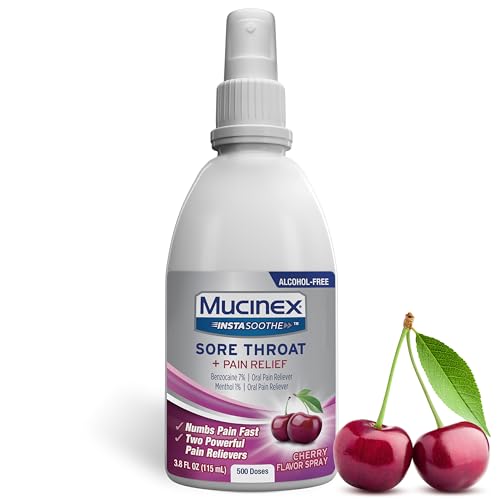 Mucinex Instasoothe Sore Throat Relief