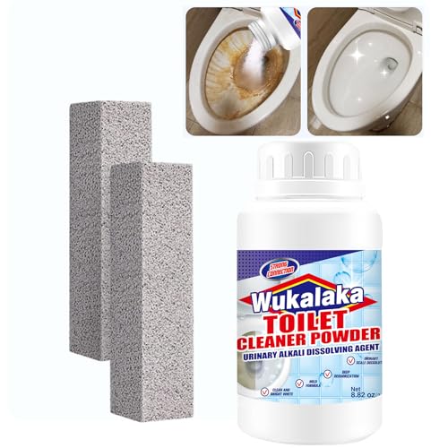 WUKALAKA Pumice Stone for Toilet Cleaning Bowl Stick