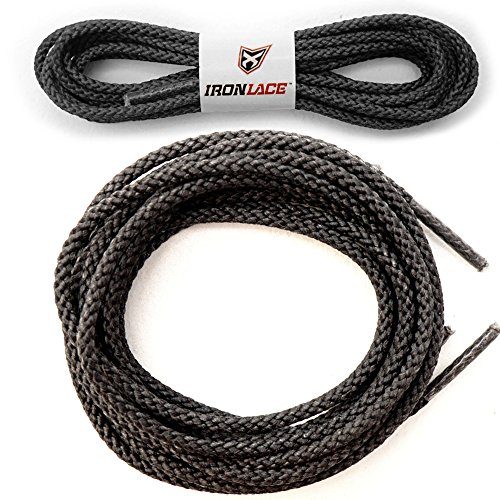 IRONLACE Unbreakable Round Bootlaces