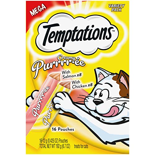 Temptations Creamy Puree with Chicken and Salmon