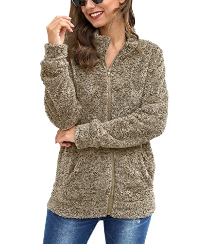 For G and PL Women Fleece Long Sleeve Sherpa
