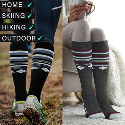 Pictured Warmest Ski Socks: Hromec Ski Socks 50% Merino Wool