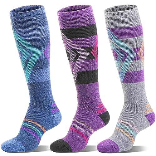 Welwoos Merino Wool Ski Socks for Womens