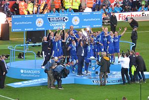Leicester City Winning the Premier League 2015/2016