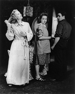 Blanche DuBois in A Streetcar Named Desire