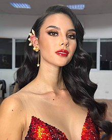 Catriona Gray's Lava Gown