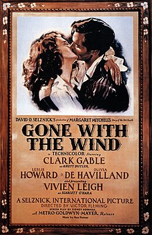 Gone with the Wind - Scarlett and Rhett's kiss