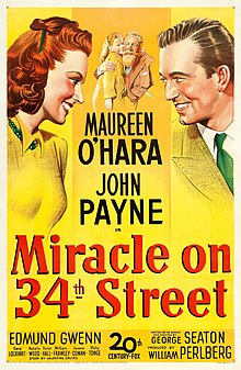Santa Claus in 'Miracle on 34th Street'
