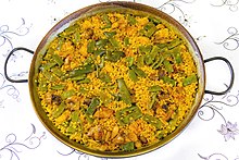 Paella with Rabbit