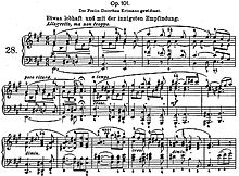 Sonata No. 28 in A major, Op. 101
