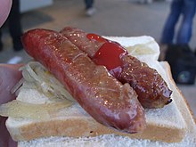 Barbecued Snags (Sausages)