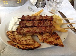 Lamb Souvlaki