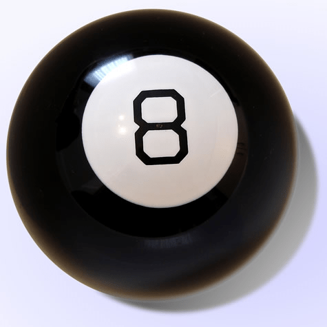 A magic 8-ball
