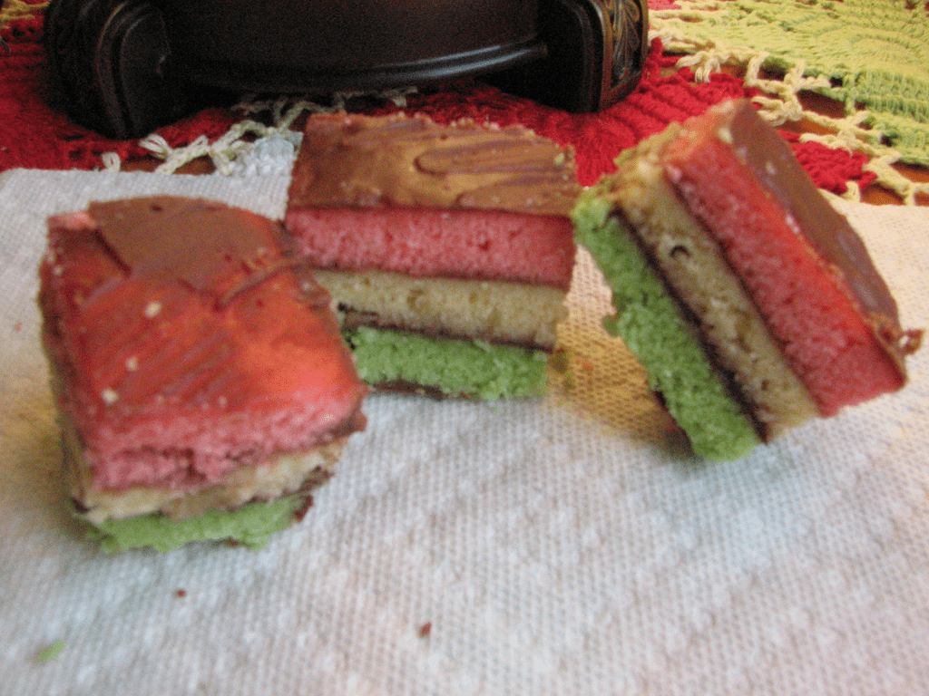Italian rainbow cookies