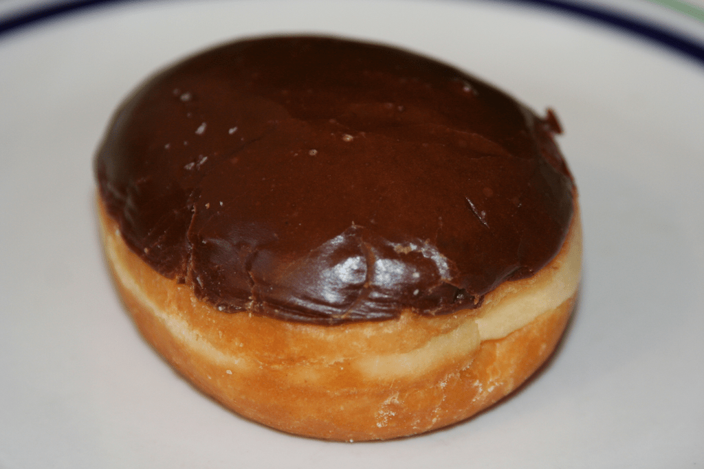 Boston cream doughnut