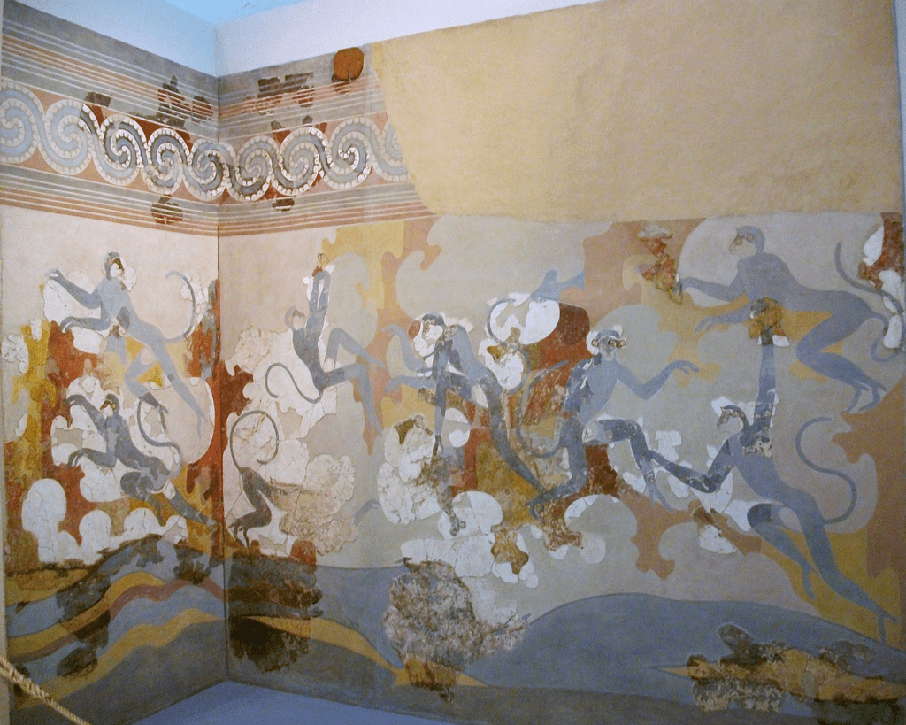The Blue Monkeys fresco