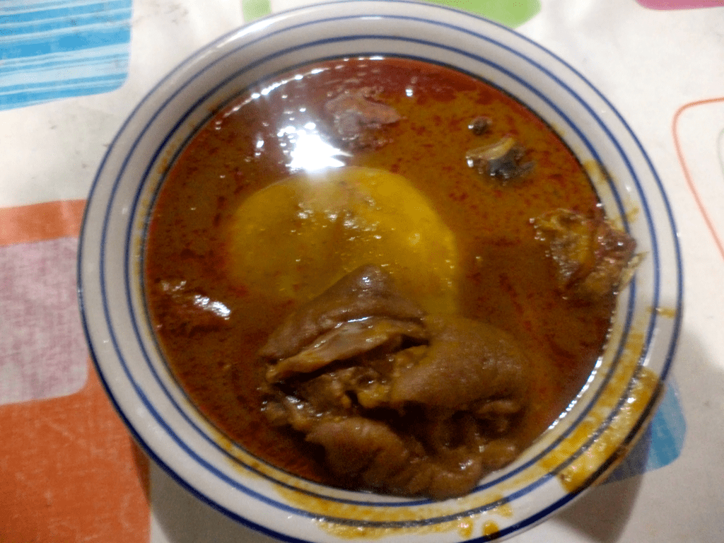 Fufu and soup