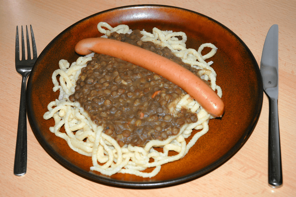 Sausage and Lentil